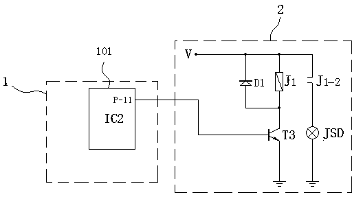 Intelligent light-alternating inspection system of motor vehicle