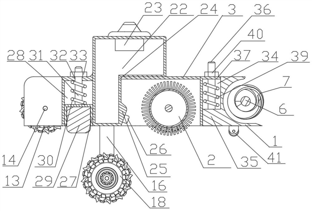 A cleaning device for solar photovoltaic panels