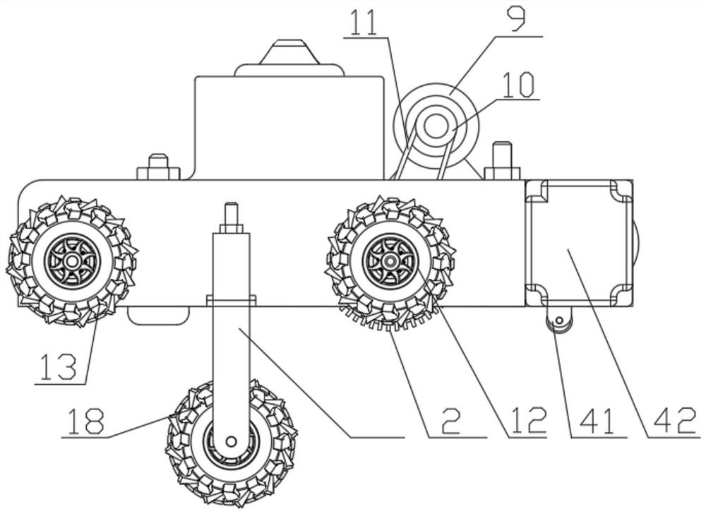 A cleaning device for solar photovoltaic panels