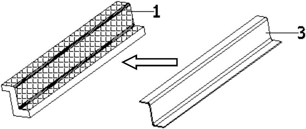 Refrigerator handle and manufacturing method thereof