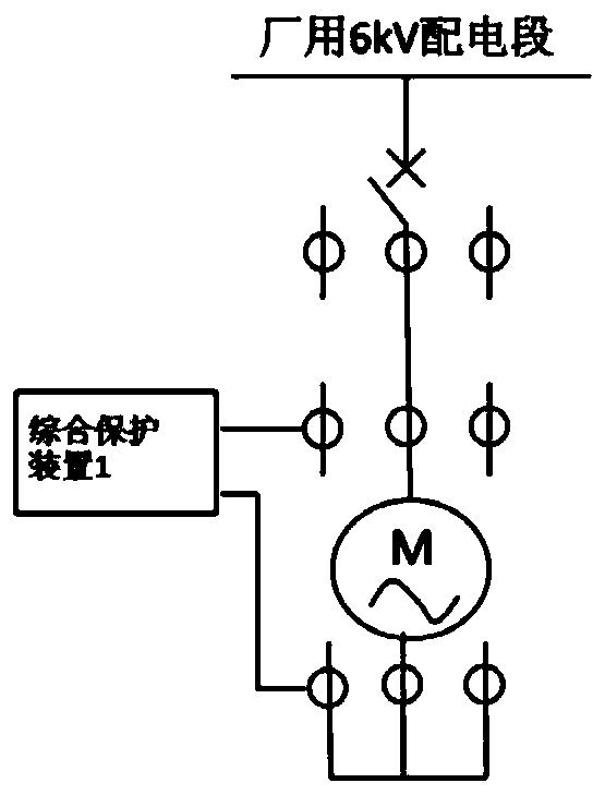 Differential protection device and algorithm for variable-frequency motor