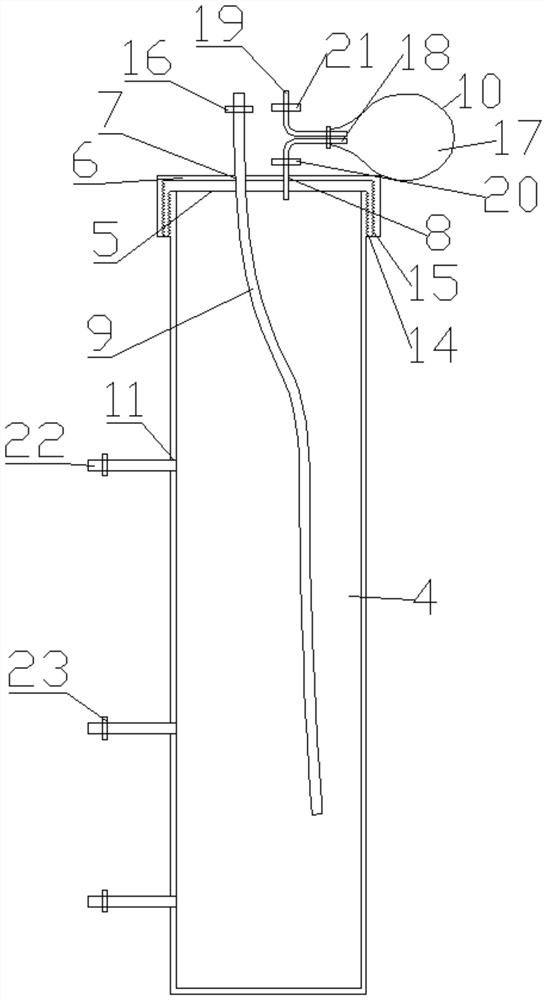 Reservoir sediment pollution release simulation device