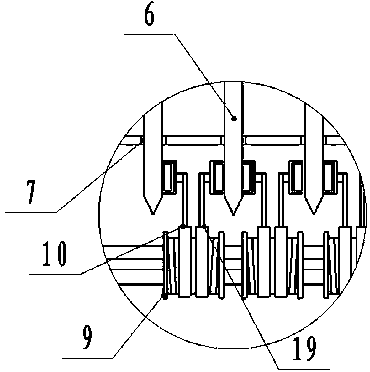 Slicing thickness manual adjusting method of medicinal material slicing machine