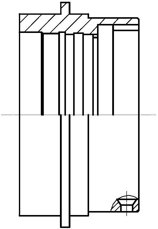 Hole inner wall chamfering and punching device and method thereof