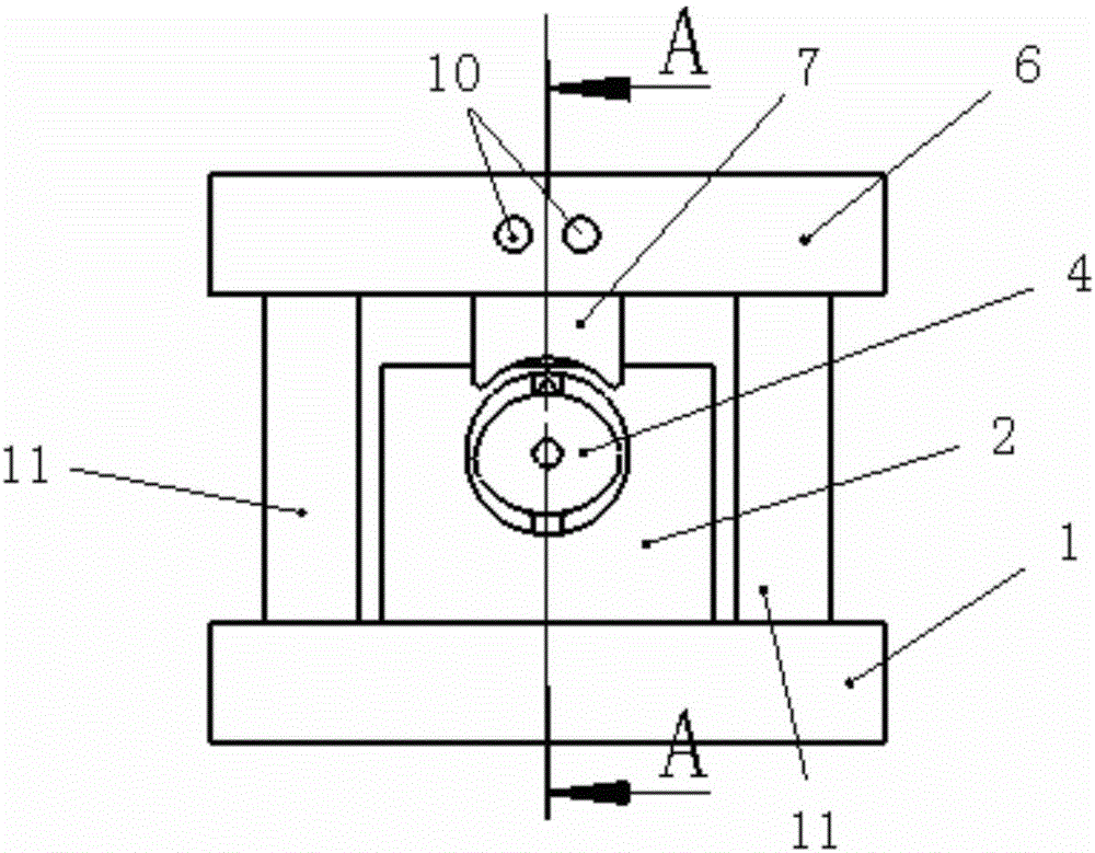 Hole inner wall chamfering and punching device and method thereof