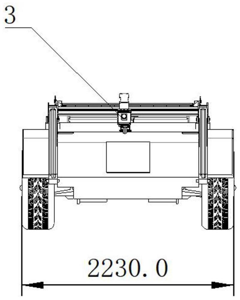 An automatic launch and recovery device and method based on an unmanned vehicle