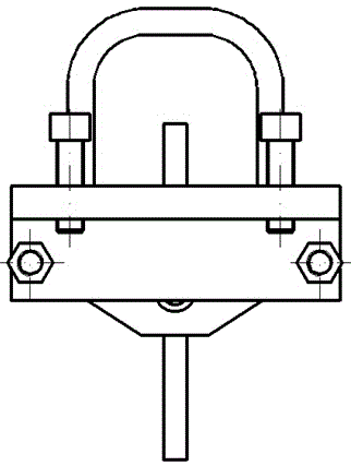 Multi-point positioning locking cylinder body tool structure and technological method thereof