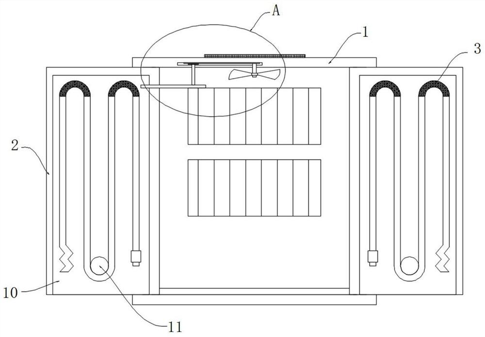 Moistureproof and dehumidifying power distribution cabinet