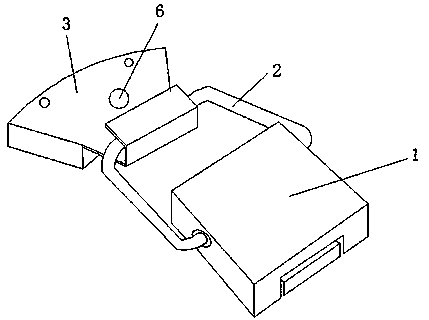 A suitcase lock buckle pop-up structure