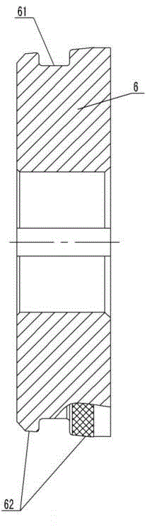 Hydraulic grooving machine for machining grooves of metal elbows