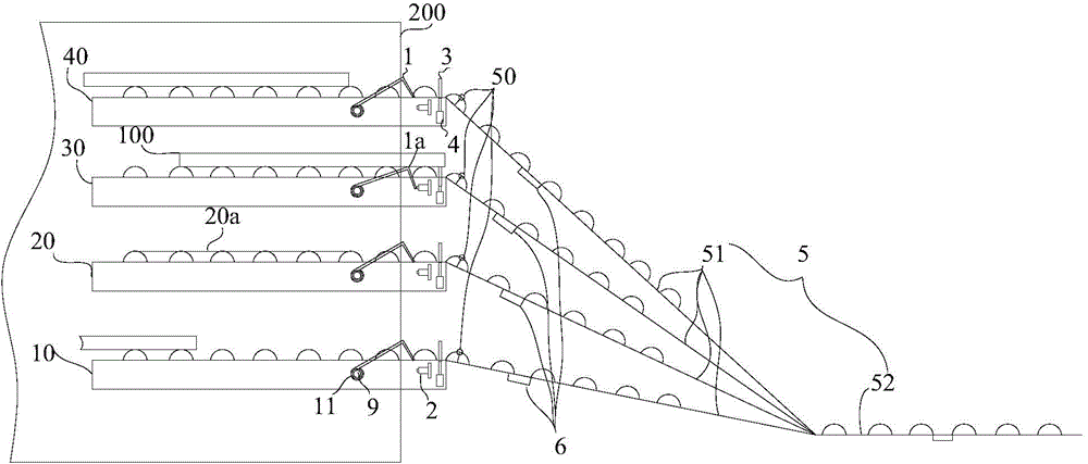 Method and device for automatically controlling plate discharge at outlet of drying machine