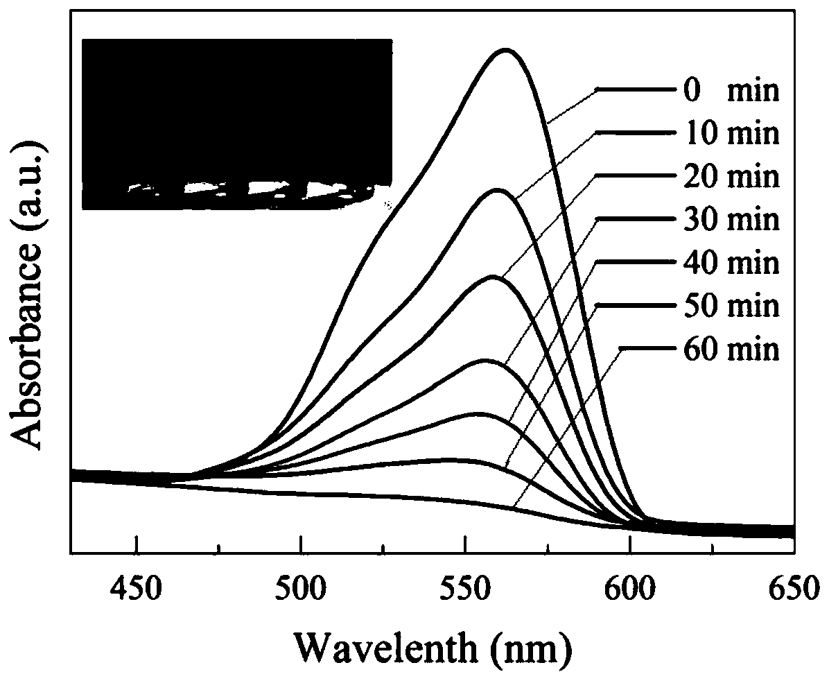 2D/2D heterojunction pressure-photocatalyst and preparation method thereof