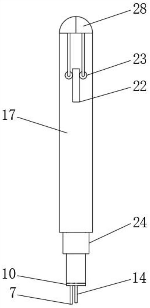 Minimally invasive resection device for pediatric surgery tumor