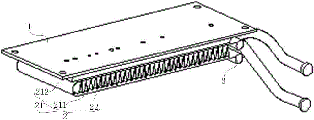 Cooler used for air conditioner frequency converter and variable frequency air conditioner