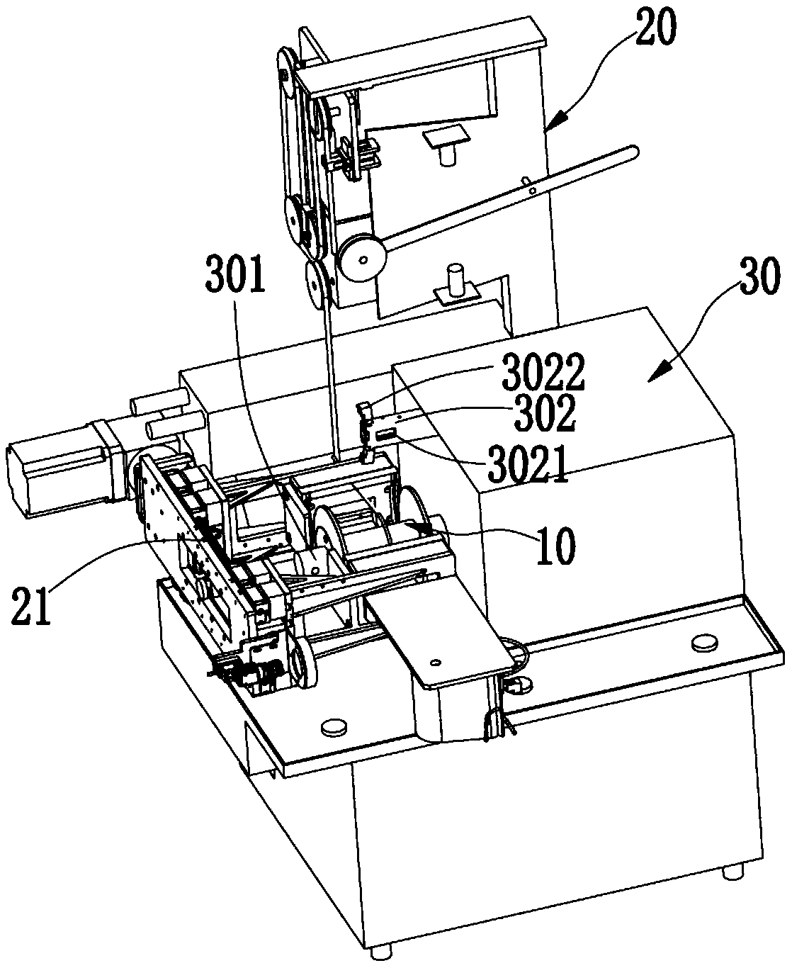 Full-automatic winding production line and processing method thereof