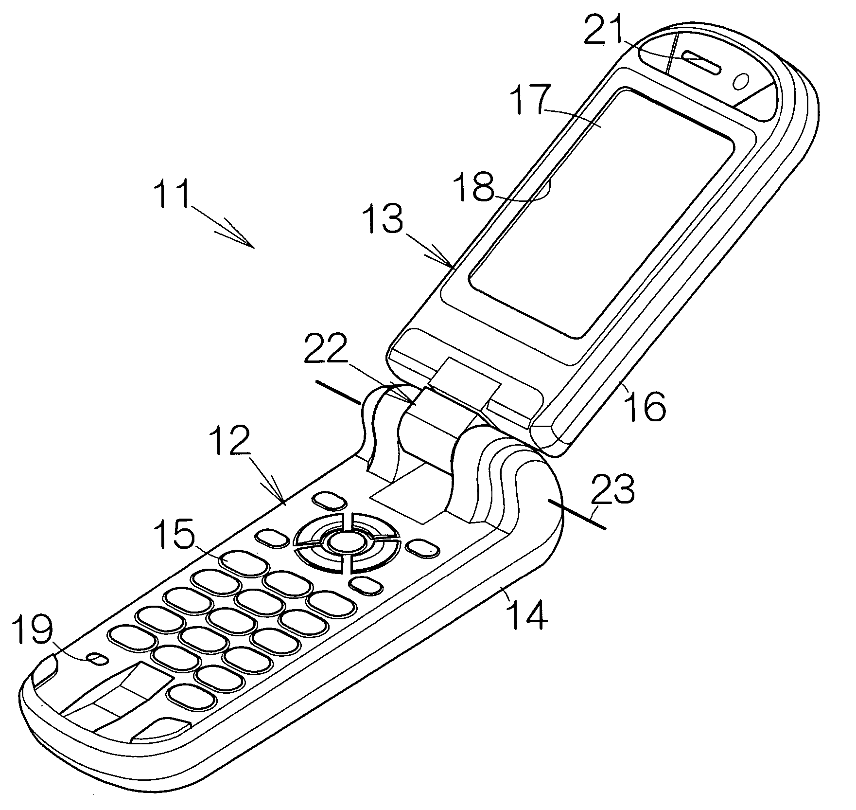 Bi-axial swivel assembly in electronic apparatus