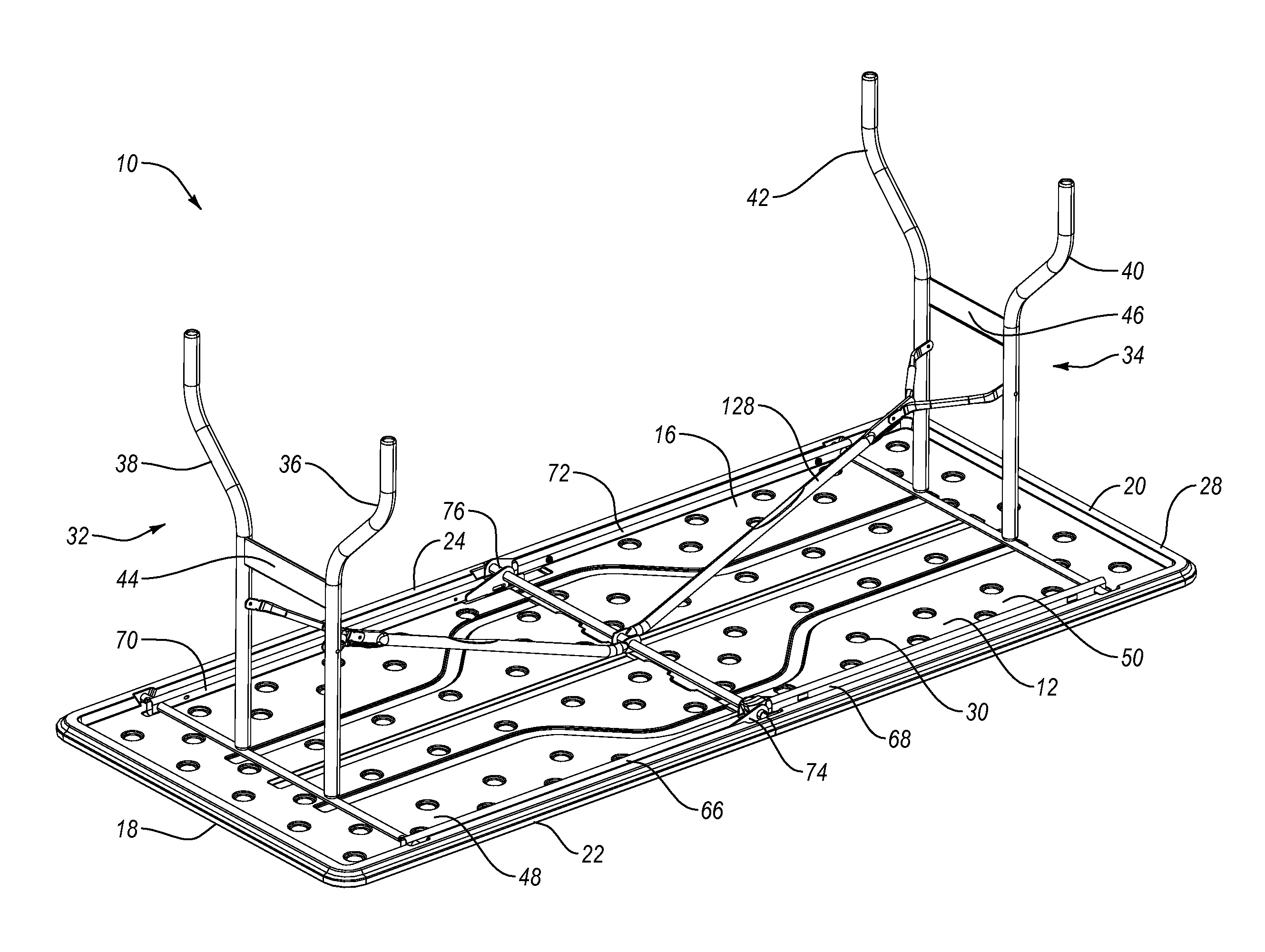 Folding table