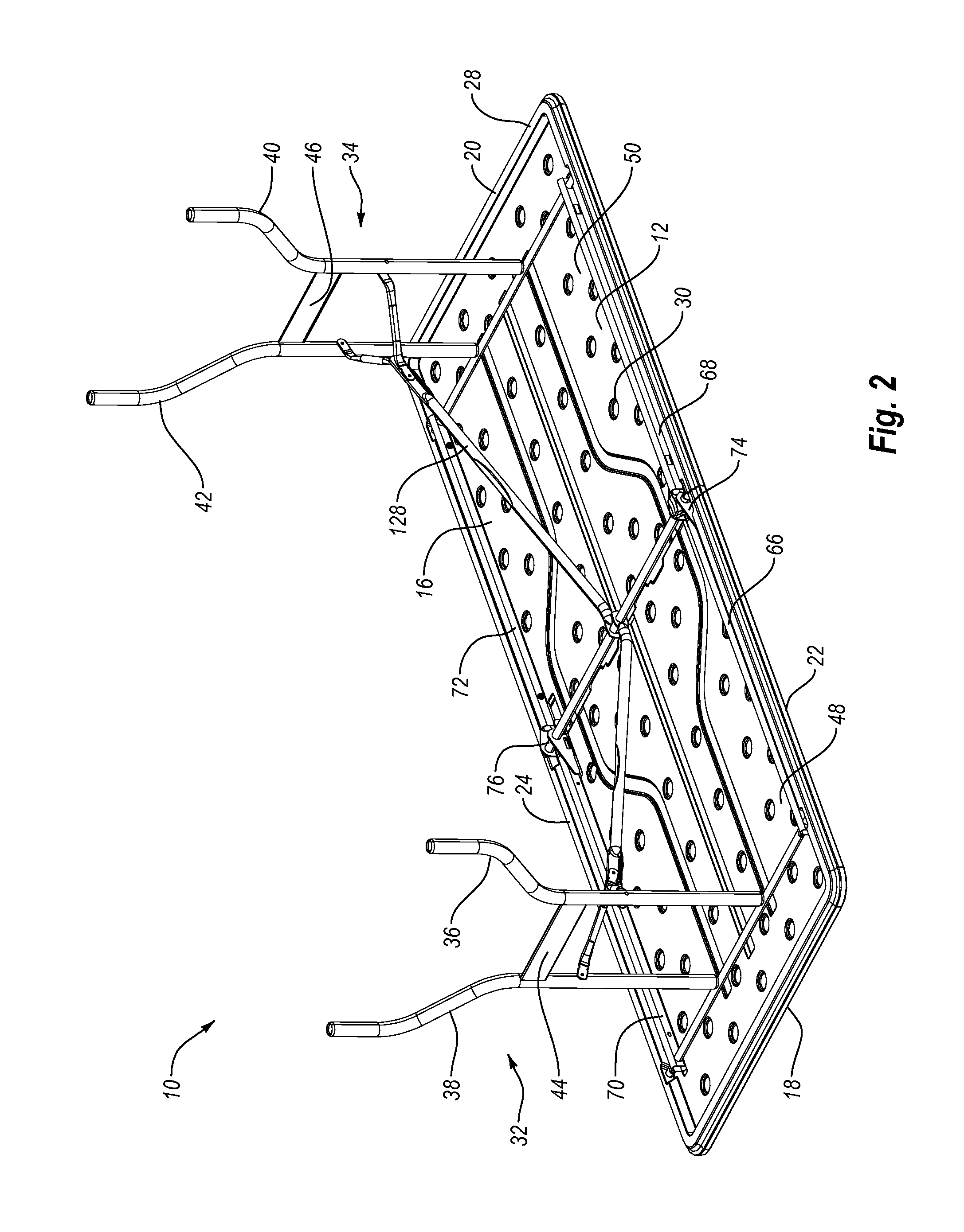 Folding table