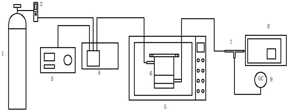 Device and method for intensifying tar cracking in biomass gasification pyrolysis process