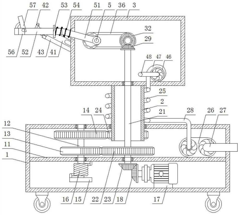 Swing type one-way sprinkler for agricultural planting