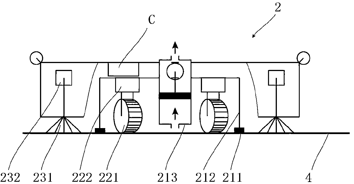 Window cleaning robot for segmental reverse arch window climbing and window climbing method