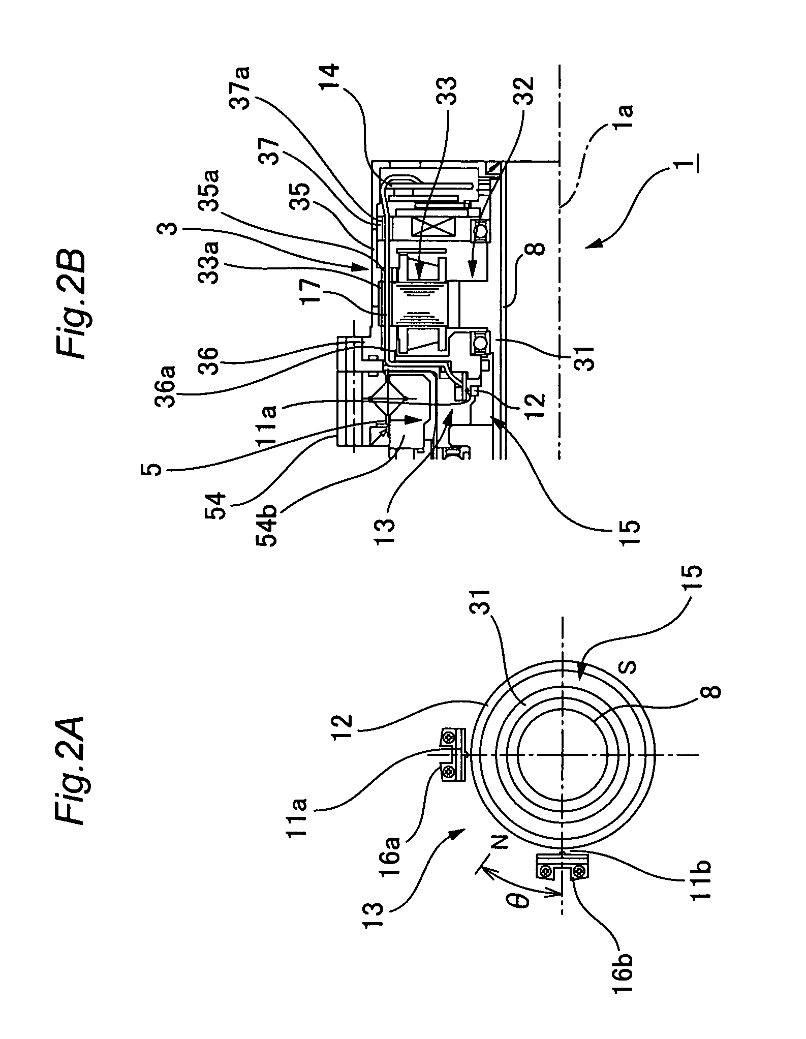 Actuator provided with wave reduction gear