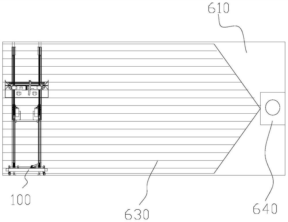 Interior wall plastering construction method based on wall plastering machine