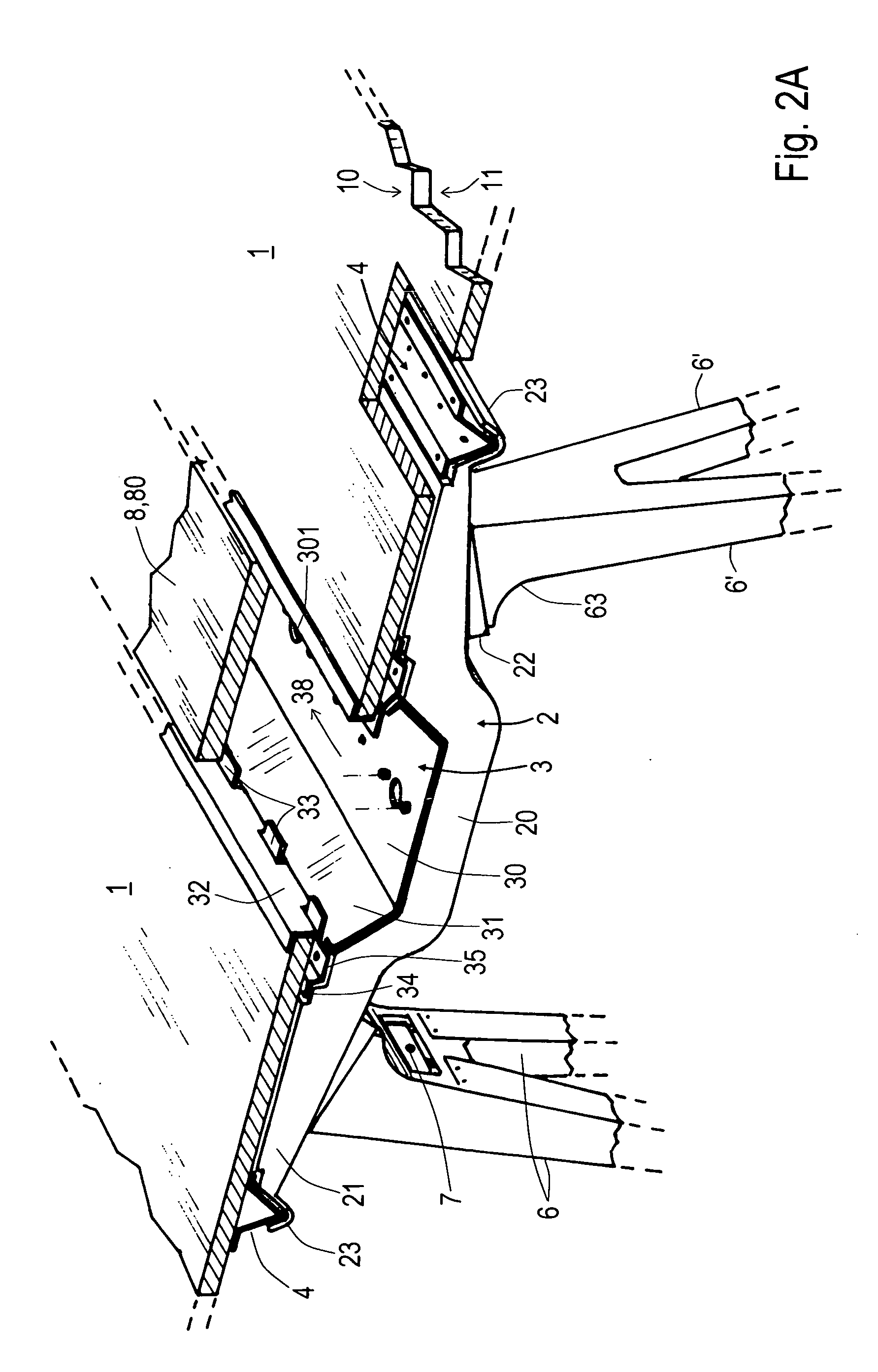 Table, especially conference and office table