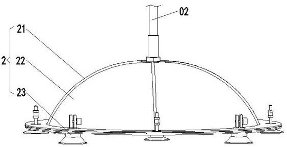 A local heat treatment device adapted to rapid repair in the field