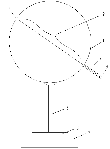 Bionic celestial structure type sun angle sensing device