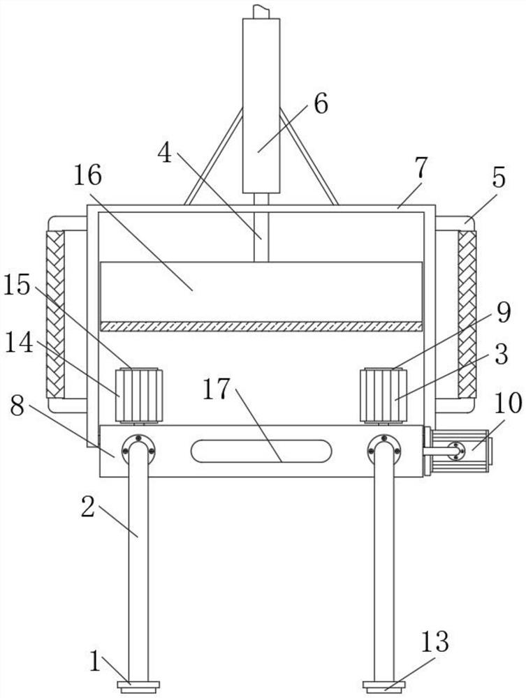 A cutting device for automobile castings