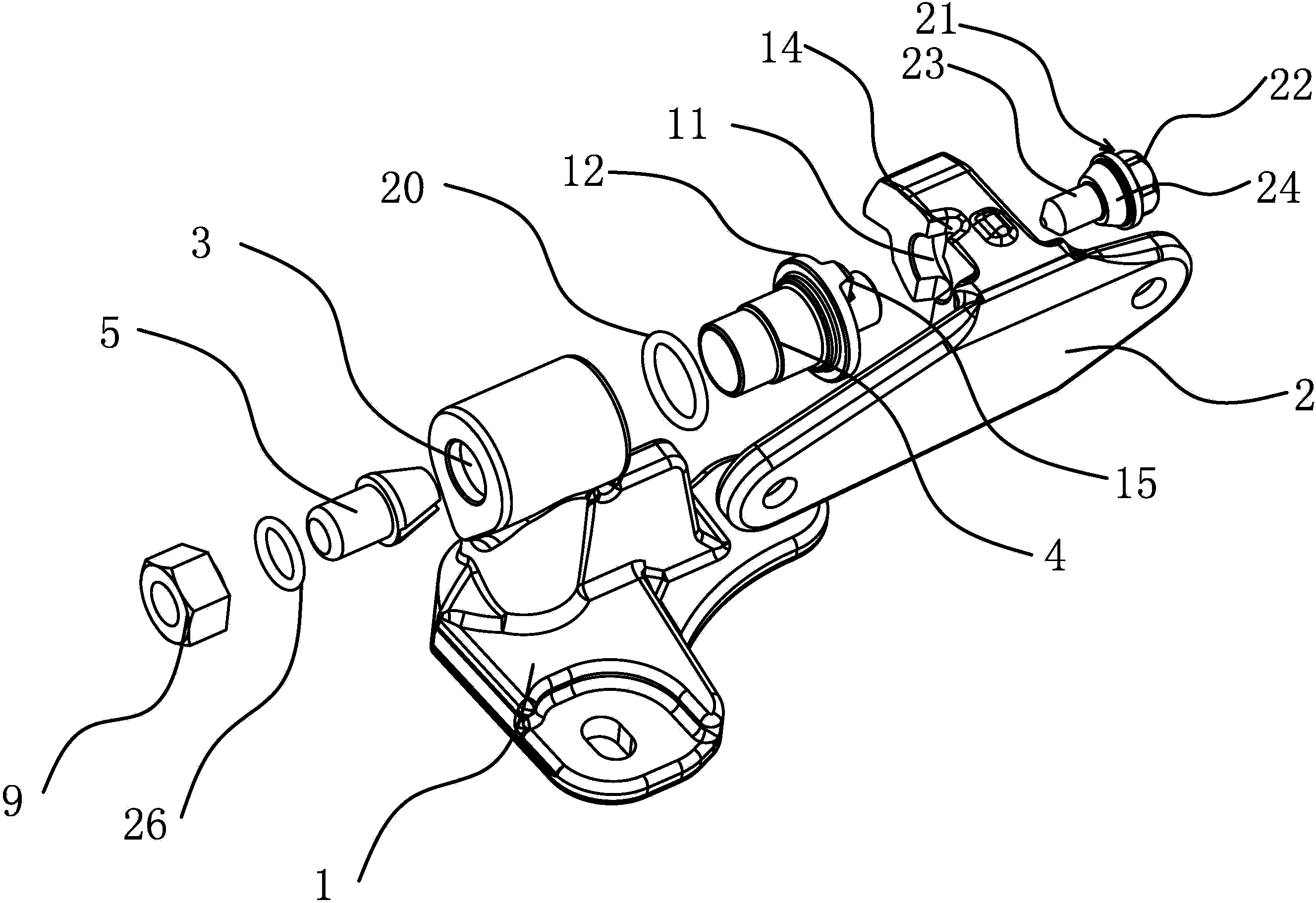 Integrated stepless car door limiter