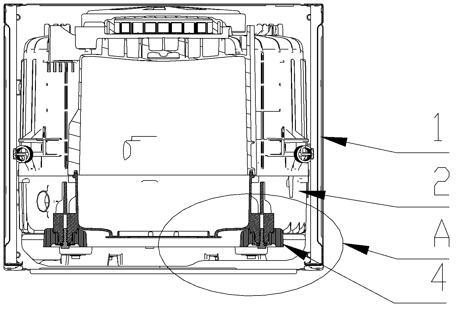 Double-roller washing machine