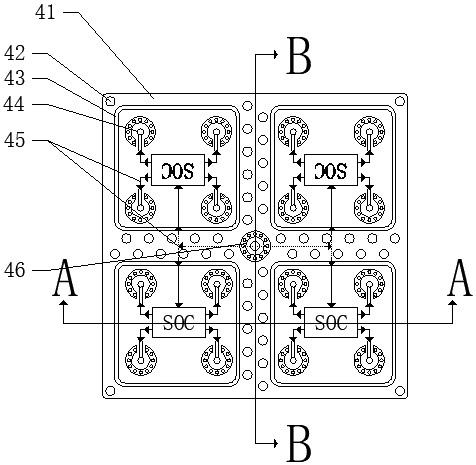 A Novel Airtight Tiled Phased Array Antenna