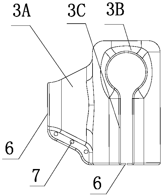 Single-arm type bird repellent shielding cover applied to high-voltage overhead line pole