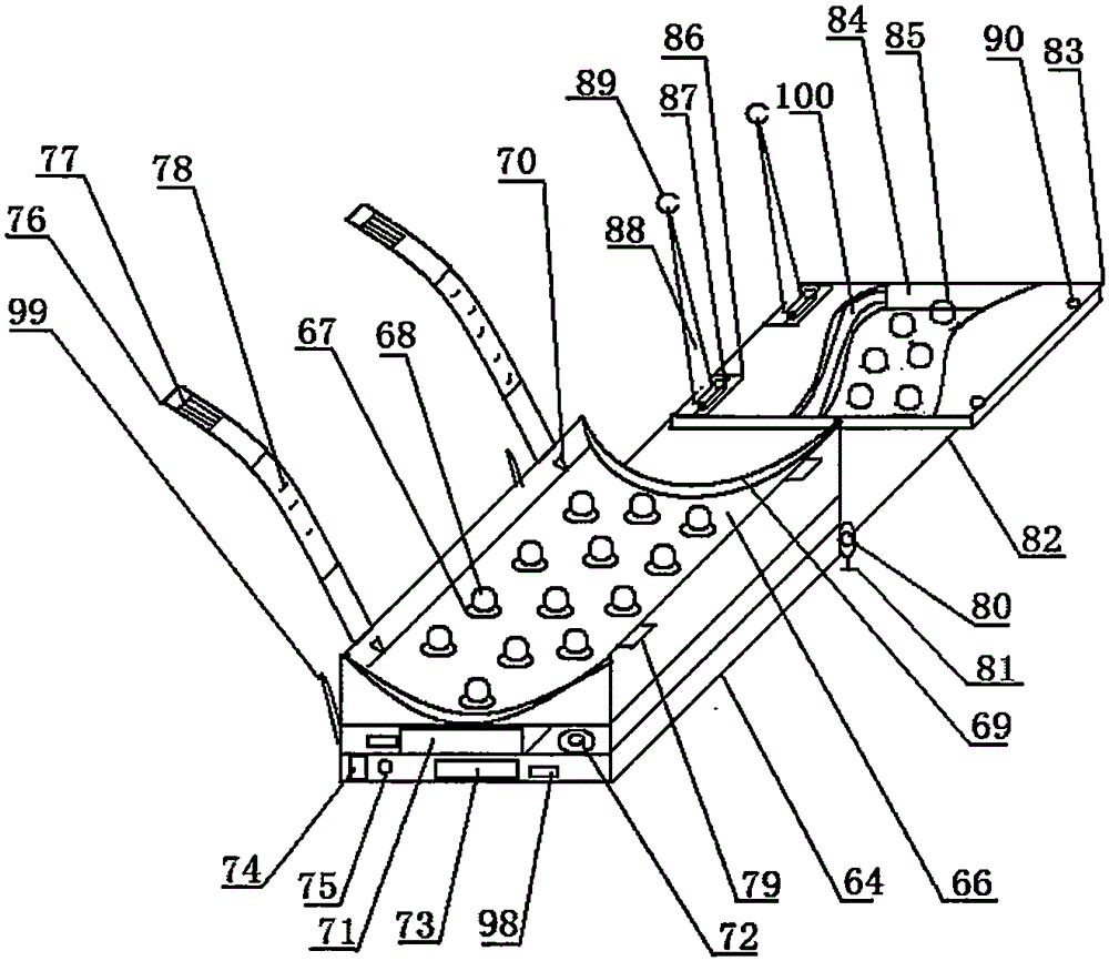 Dressing auxiliary frame for orthopaedics department