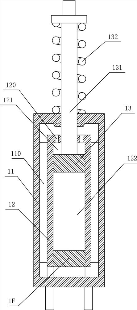 Adjustable double-cylinder oil pressure shock absorber for automobile suspension