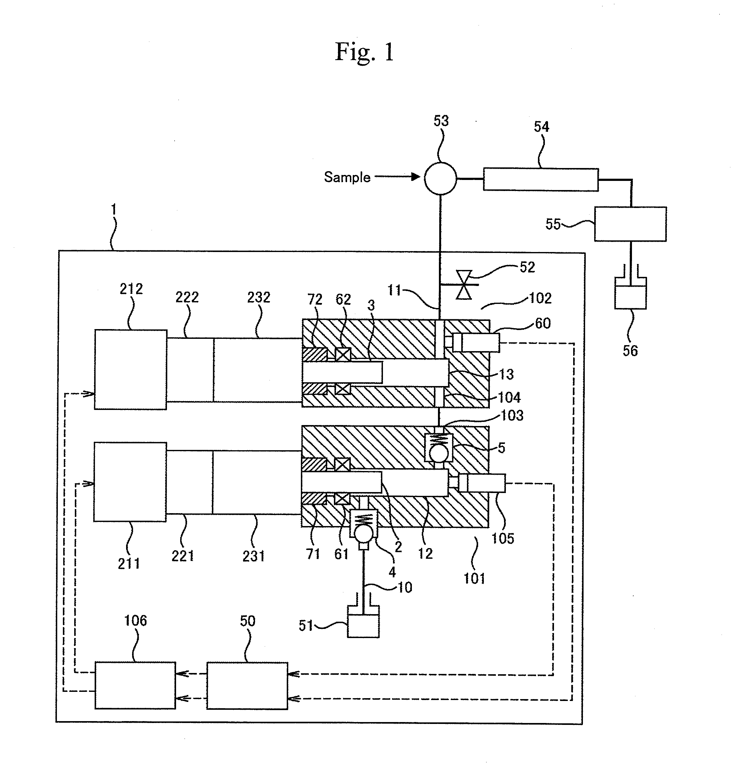 Pump for liquid chromatograph, and liquid chromatograph