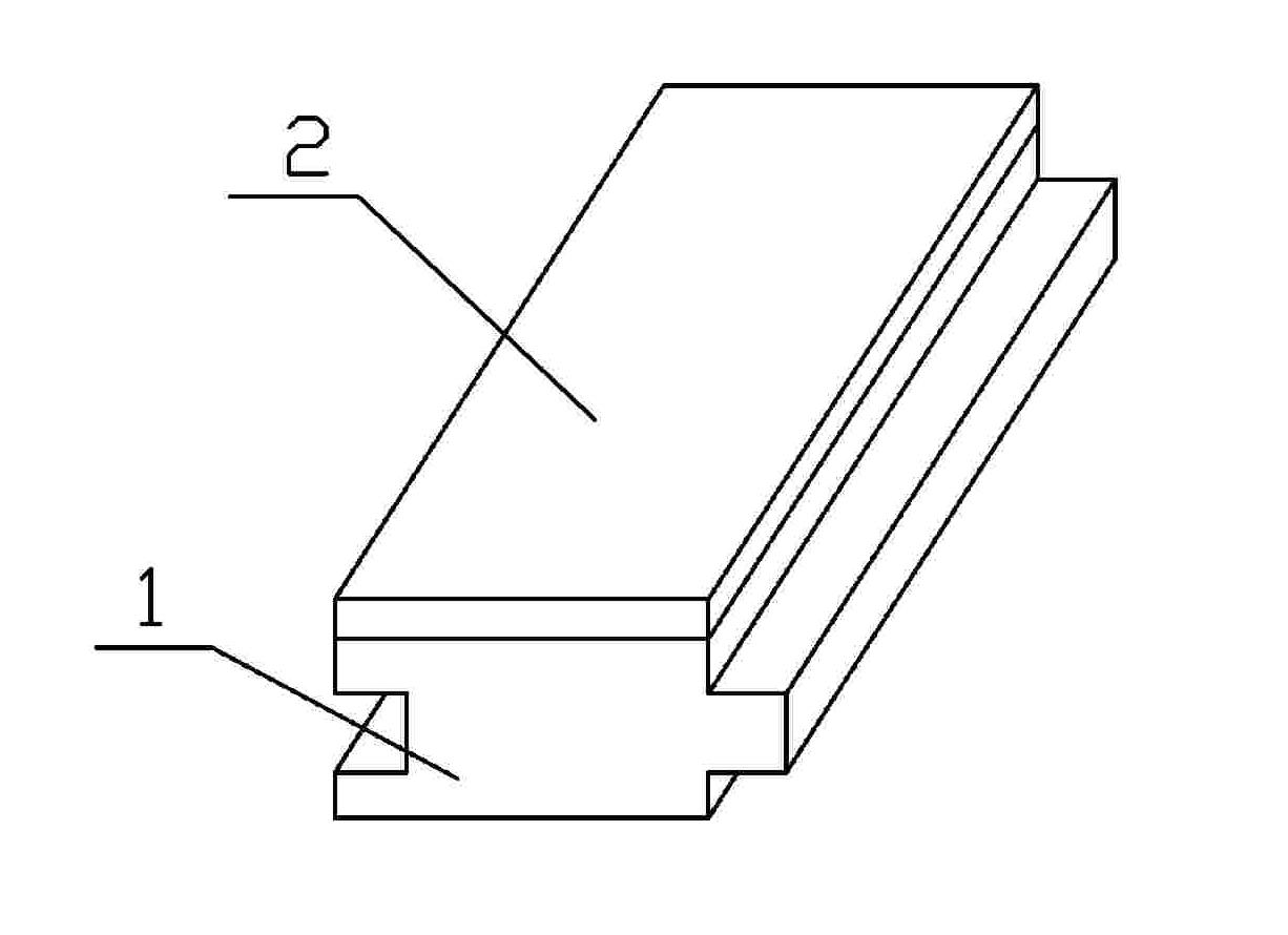 Production technology for wood-plastic water-proof outdoor floor and products produced thereby