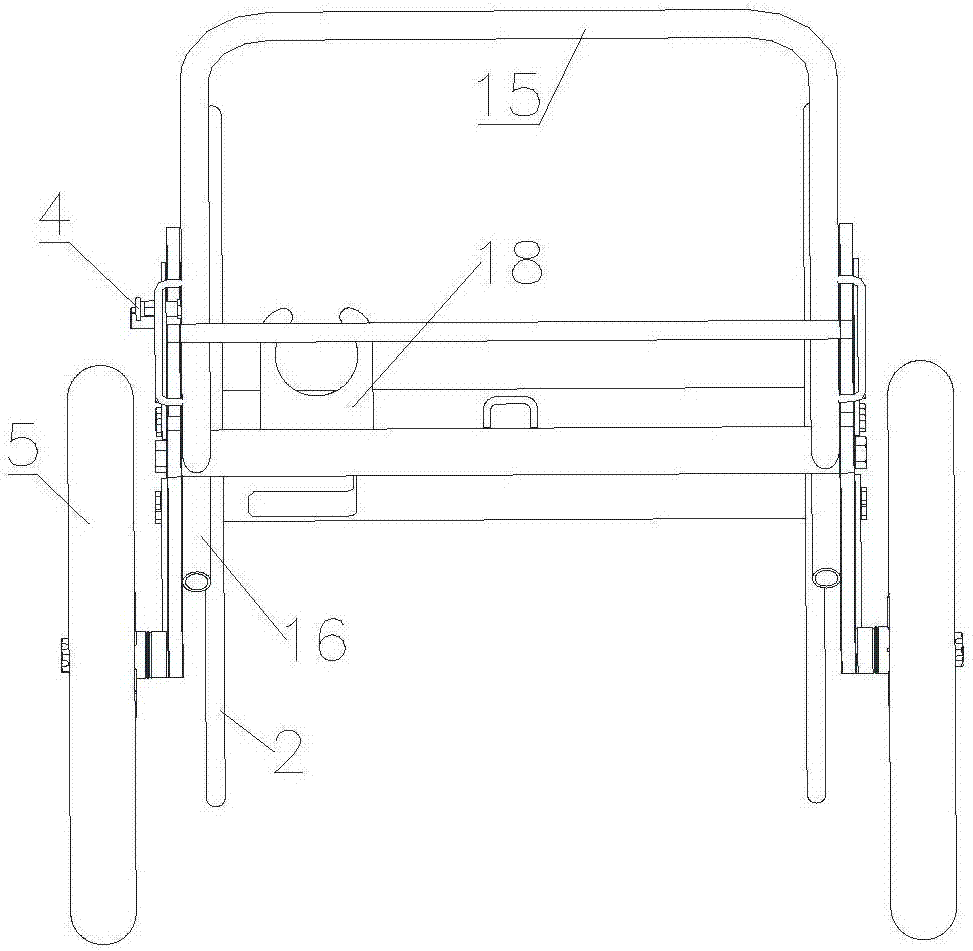 Suspension type fire hose take-up car and suspension mounting structure thereof