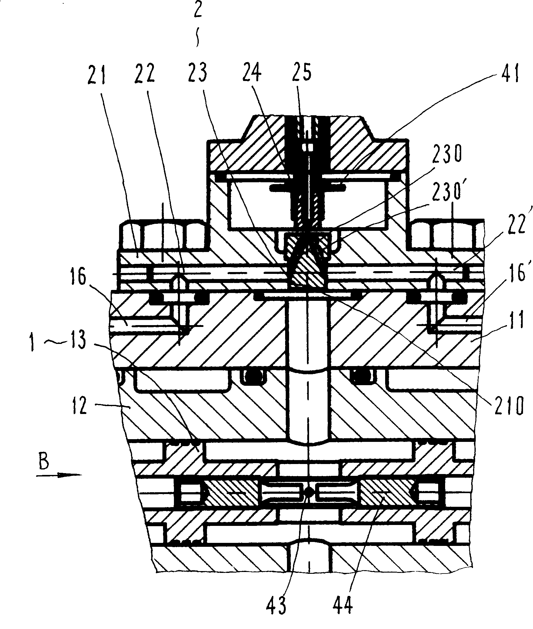 Electro-hydraulic servo valve for prestage independent type jet flow pipe