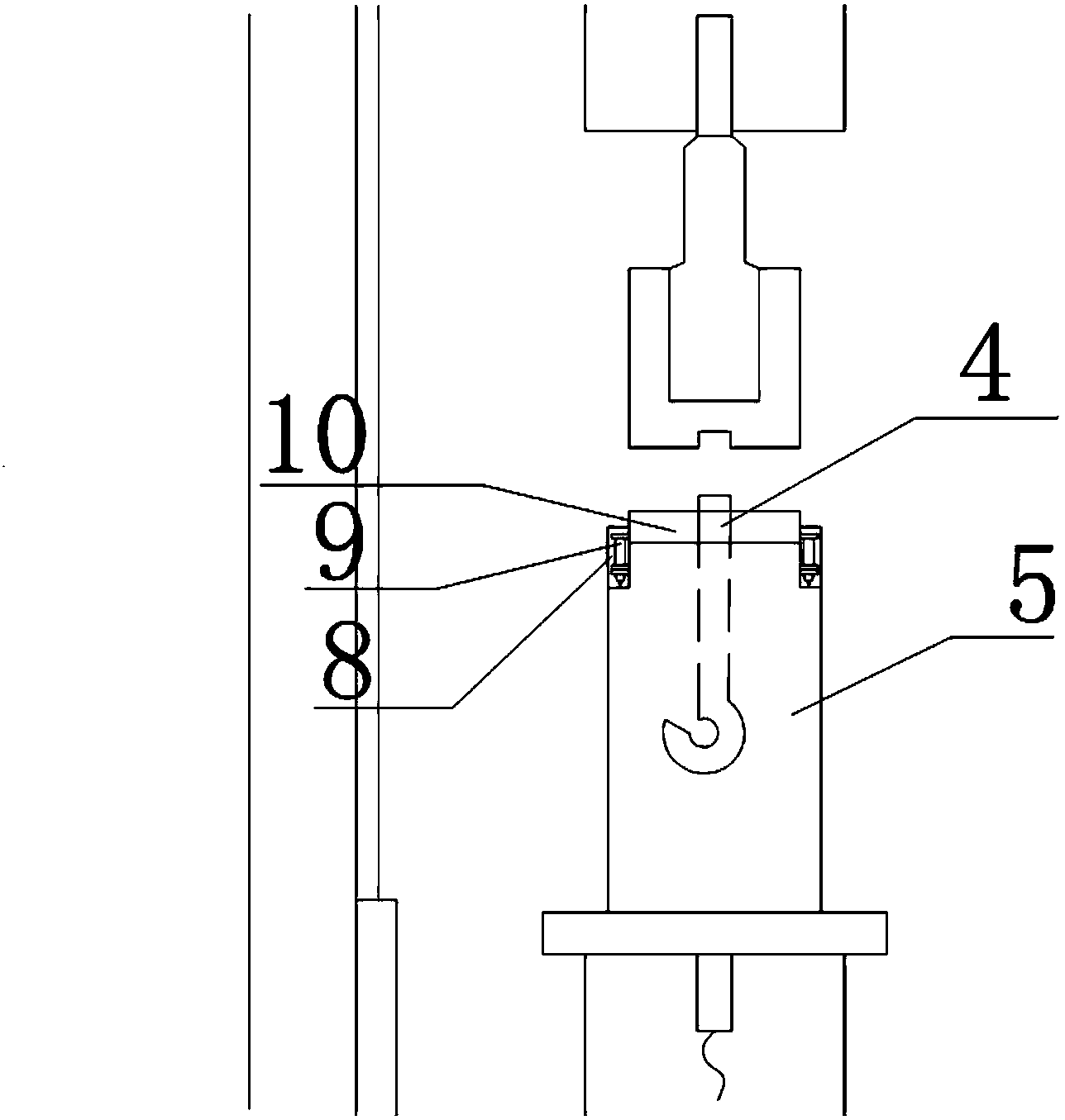 Device and method for testing normal static stiffness characteristics of joint surfaces of shim plate, foundation and foundation bolt of heavy-duty machine tool