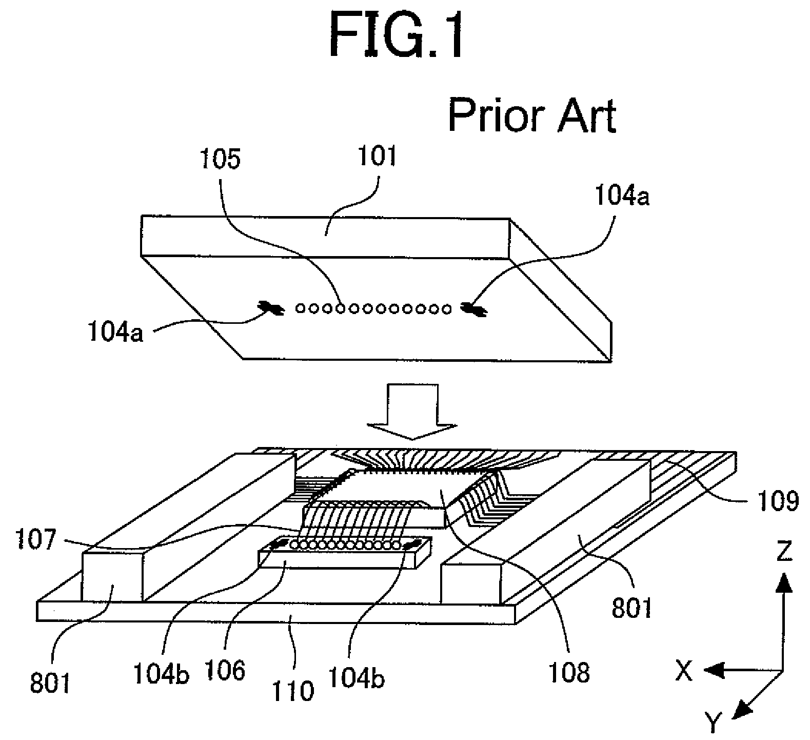 Method of alignment of an optical module and an optical module using thereof