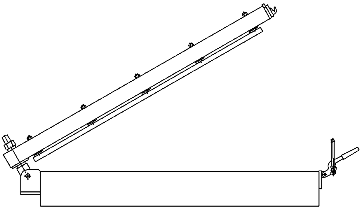 Spring distribution pre-tightening quick pressing mechanism and combined quick pressing mechanism