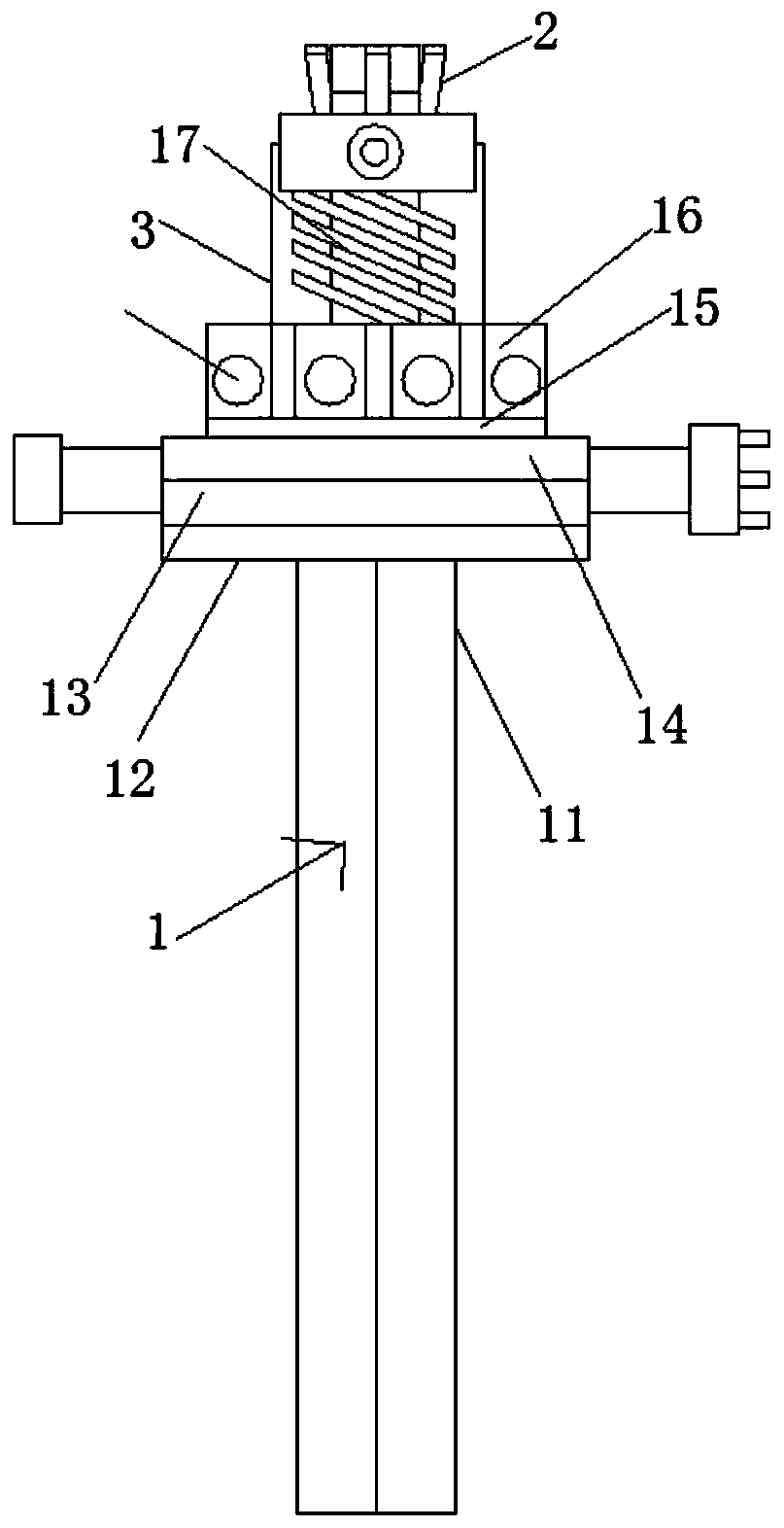 A vacuum gas distributor with high sealing performance and adjustable pumping speed