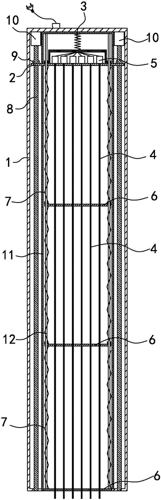 Portable denitration catalyst honeycomb hole dredge