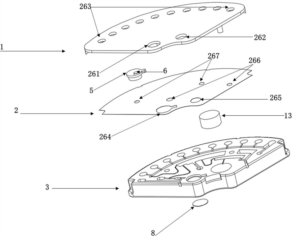 Multifunctional microfluidic detection chip