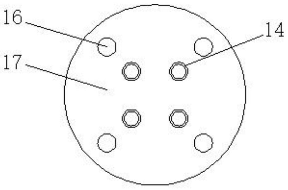 Electric spark machining head device