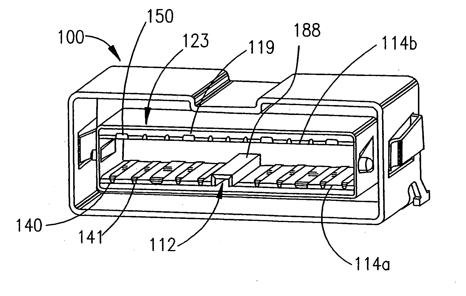 High-density, impedance-tuned connector having modular construction