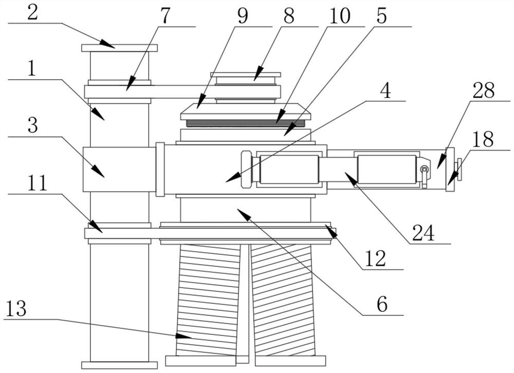 A sealing device for natural gas pipeline